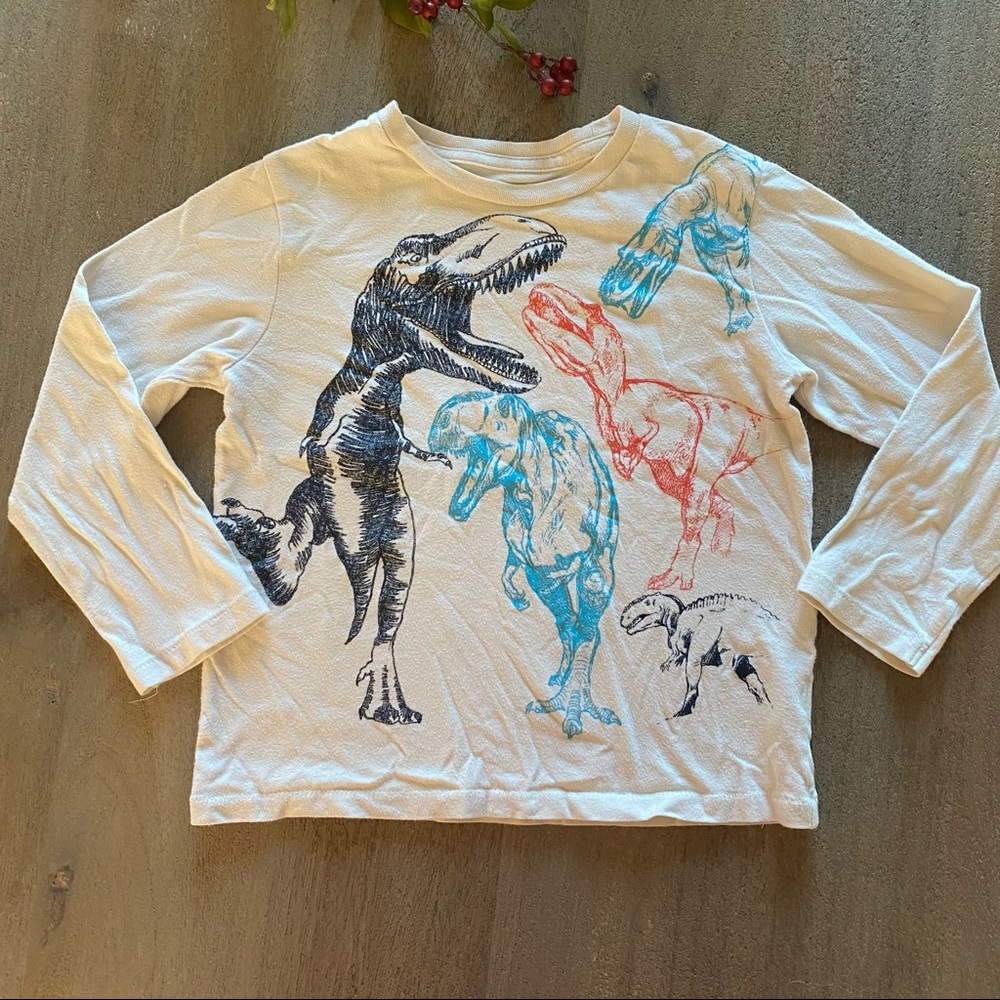 Gap Kids boys size 5 dinosaur long sleeve -ii4